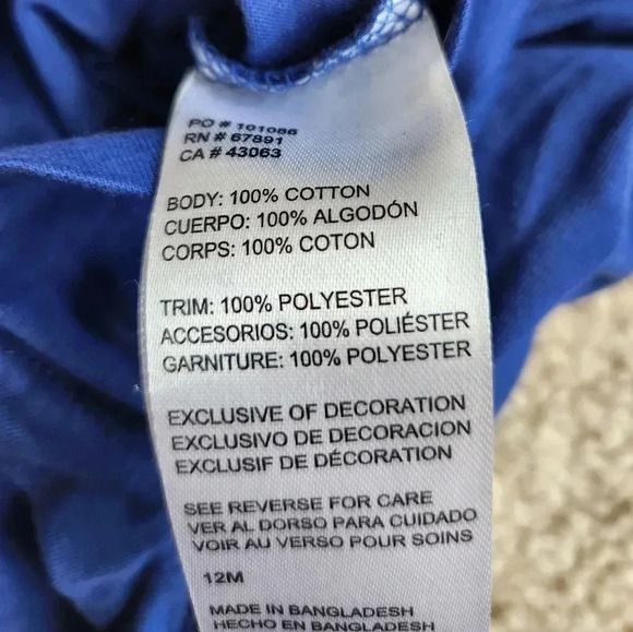 New York Mets baby romper size 12 months - Picture 4 of 5